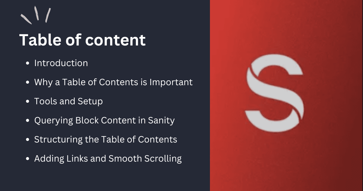 How to Make a Table of Contents from Sanity Block Content